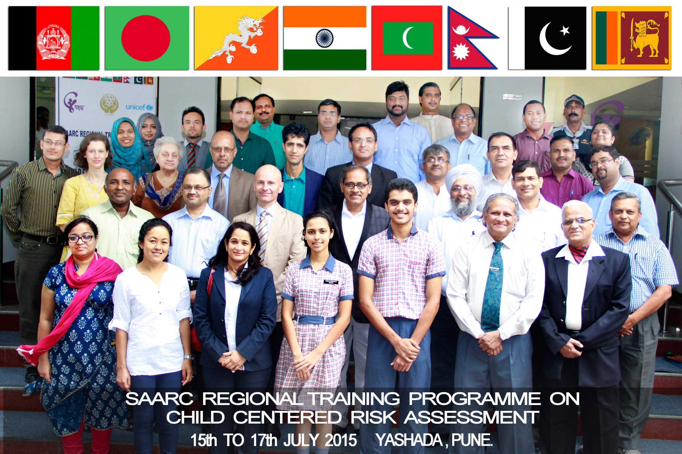 SAARC regional training programme on child centered risk assessment 15th to 17th July 2015 yashada, pune